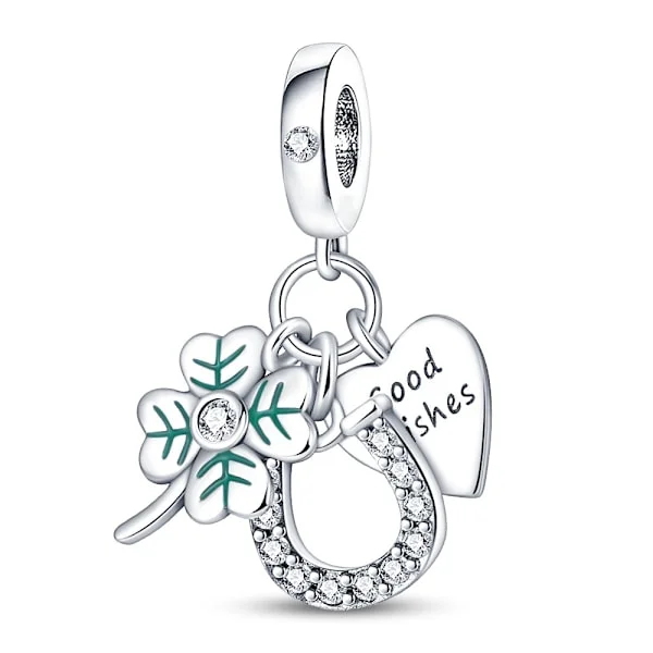 Sølvbelagt for Pandora Armbånd Anheng Charm Passer Armbånd & Halskjede Kompatibel Med Europeiske Armbånd For Jenter