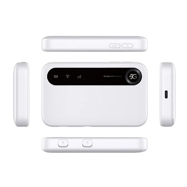 ZTE U50 mobil hotspot-ruter 5G WIFI - hvit