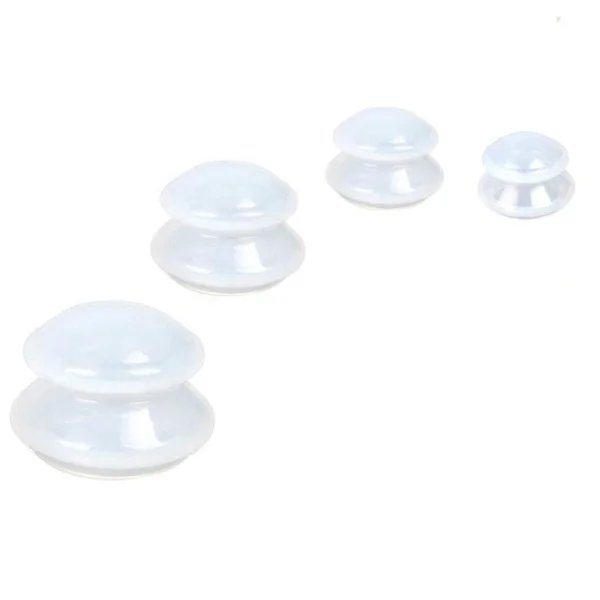 Kopper i Silikon til Cupping, Anti-Cellulite Kop, Silikon Cupping Sæt Kopper Vakuumkop Krop/ansigt Anti-cellulite Vakuumterapi Kopper Hjemmespa 