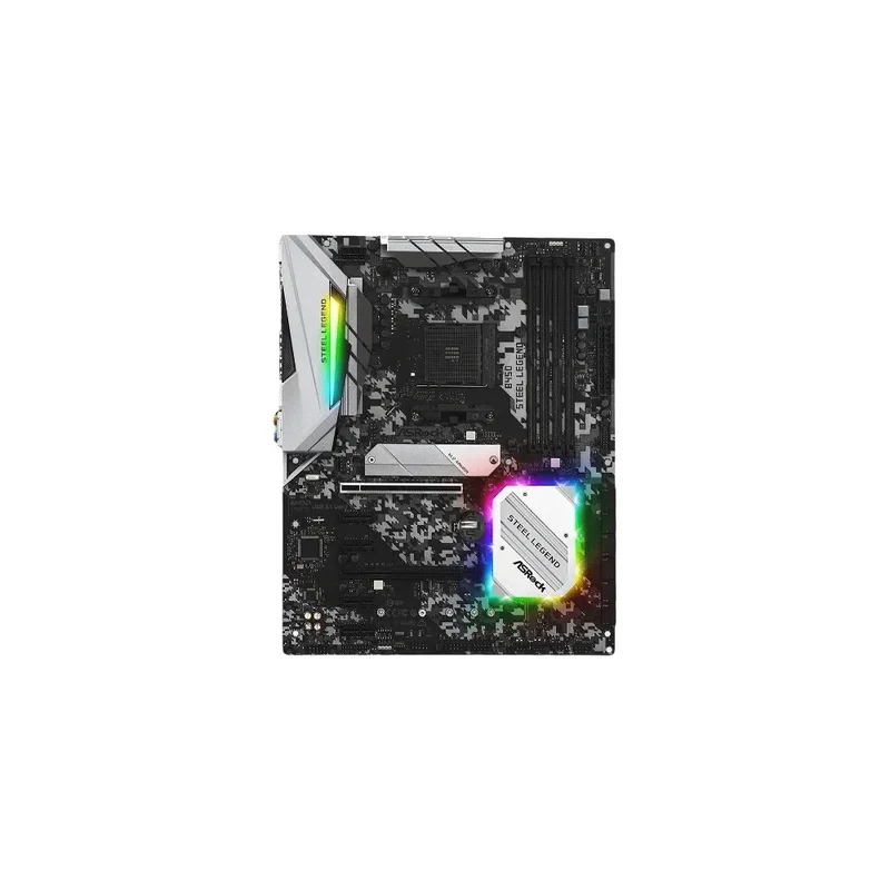 AliExpress - Carte mère ASRock B450 STEEL LEGEND B450 AM4 compatible avec les processeurs R5 5600 5600G R7 5700X3D 5800X, 4xDDR4 3200MHz 128GB HDMI M.