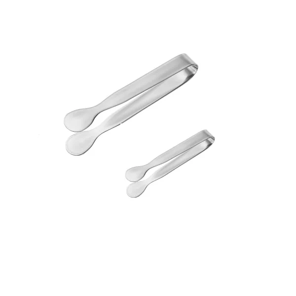 2-pack Mini Tongs Sugar Tongs Ice Tongs Stainless Steel Small Serving Tongs
