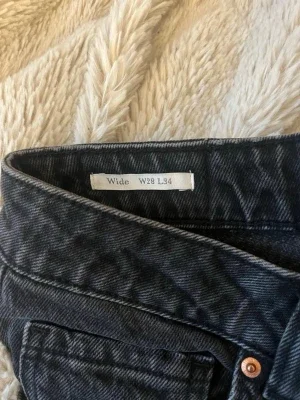 (Tall) black wide jeans!