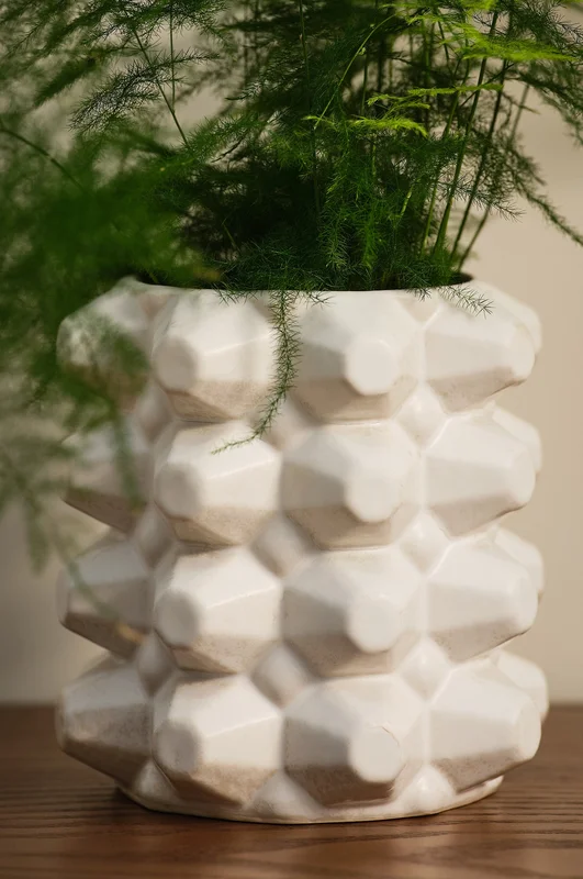 Jotex - Plantenpot Wit wit - MATHILDE - Koop Vazen bij Jotex