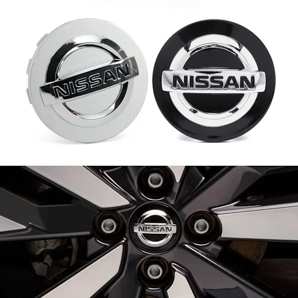 Nissan Centrumkåpor / Hjulnav Bil Emblem - 4-Pack