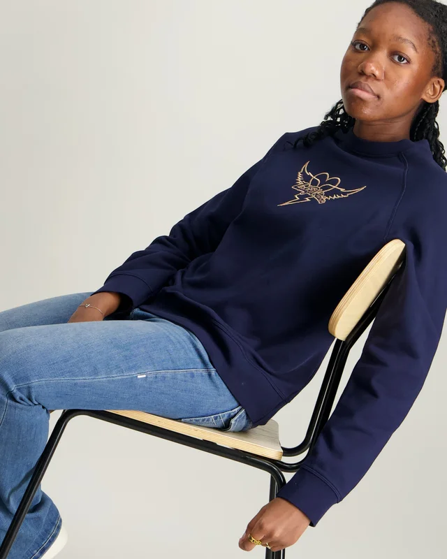 Zadig&Voltaire SWEATSHIRT Blå Genser Jente - Kids Brand Store
