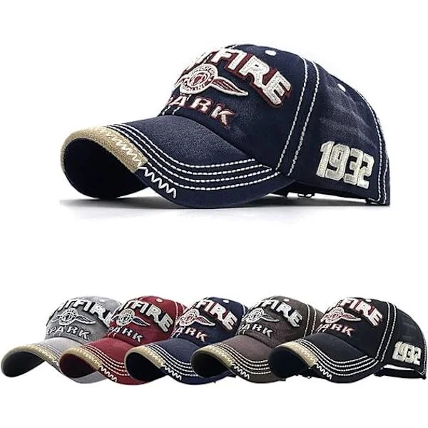 Musta lippis miesten retrotyyliin, hengittävä, baseball-lippis unisex-mallille puhdasta puuvillaa, säädettävä kesäinen baseball-hattu - päänympärys 56