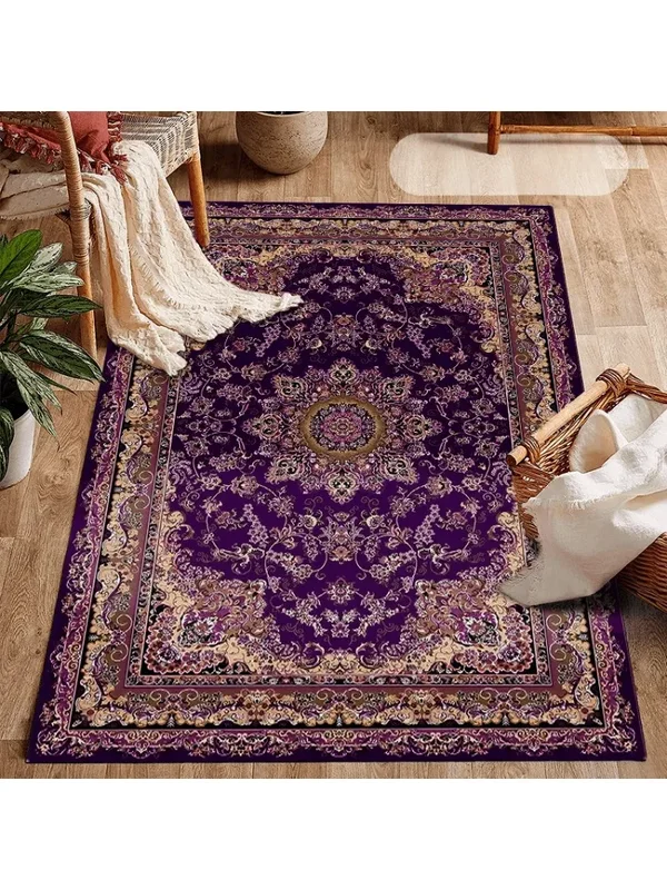 AliExpress - Tapis bohème vintage - Tapis de sol résistant aux taches et facile d'entretien pour salons et chambres à coucher - Tapis persan - 