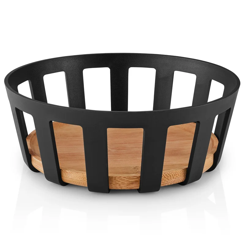 Eva solo Nordic Kitchen brødkurv large' - 'Svart/bambus