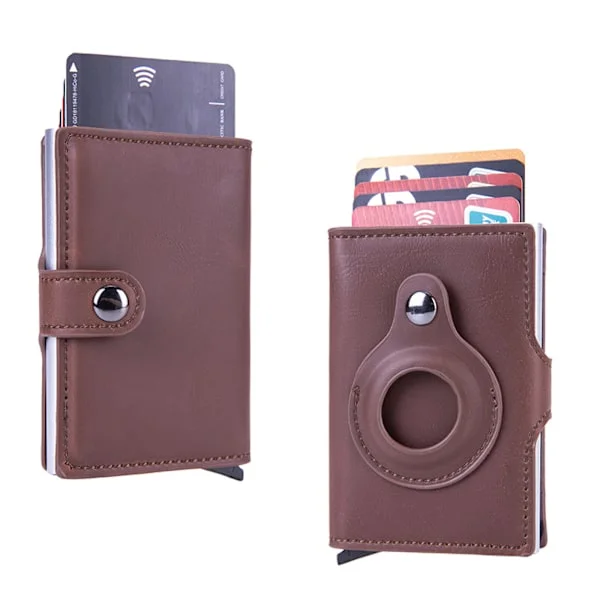 Wallet Airtag Wallet Slim Wallet Coin Compartment RFID Protection Mini Smart
