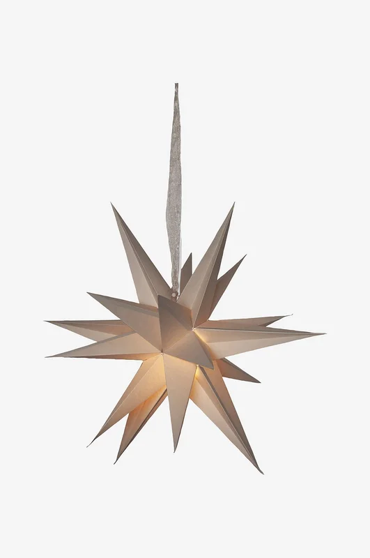 Star Trading - Paperitähti December - Beige - Valotähdet - - Homeroom