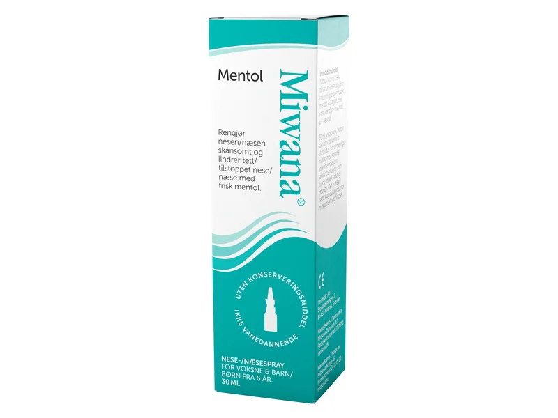 Miwana Mentol Nesespray, 30 ml