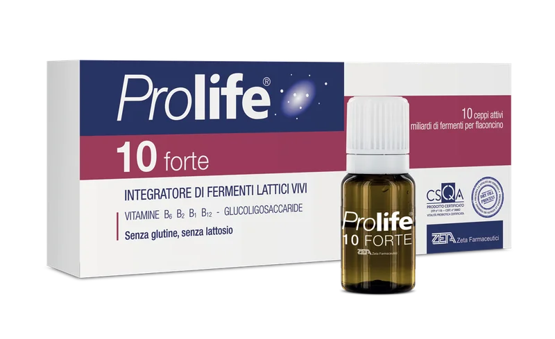 Prolife 10 Forte Flaconcini 8ml Integratore Probiotico