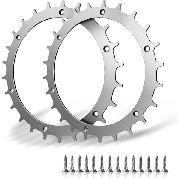 2 st Rostfria Stålspikar för Bosch Indego XS 300 400 500 M700 Robotgräsklippare, 14 st Skruvar, 170mm - Kompatibel med Bosch