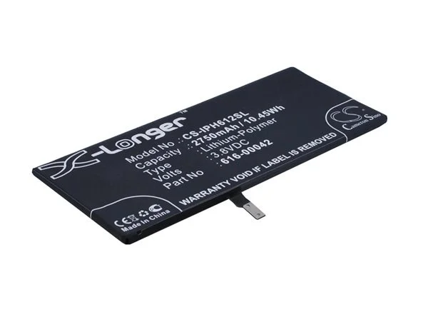 Batteri for SmartPhone, Mobil for Apple iPhone 6s Plus, A1699, A1634 og andre.
