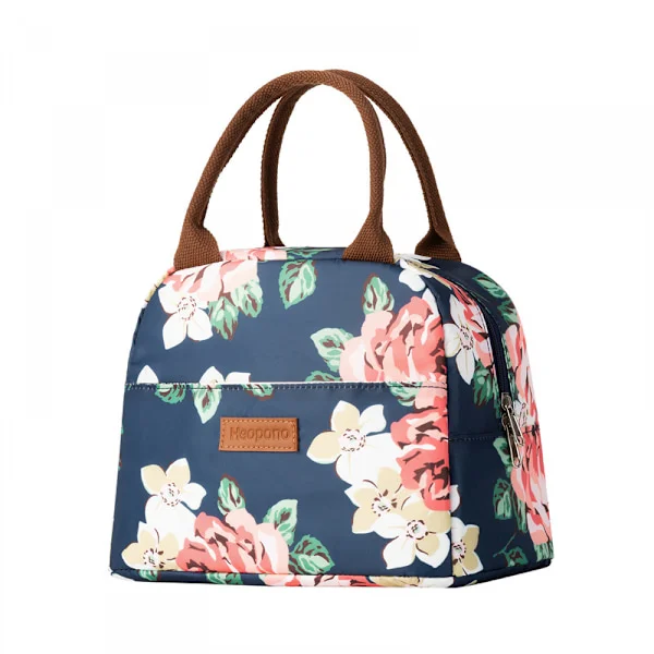 Lunch Bag Ladies Insulated Lunch Box Vattentät Lunch Tote Bag Insulated Lunch Cooler Mjukfodrad Lunch Bag Flickor Damer Vuxna Arbete/College/Picknick/
