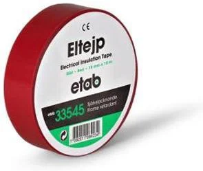 etab 33545 Plasttejp 15 mm x 10 m röd, Maskintillbehör & förbrukning