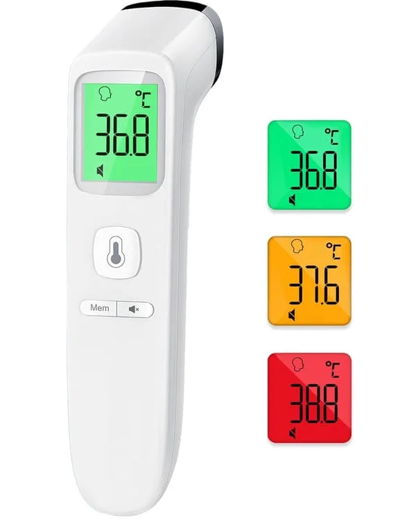 【DT】Berøringsfritt panne-termometer for voksne, infrarødt digitalt termometer for barn, berøringsfritt babytermometer, nøyaktig måling
