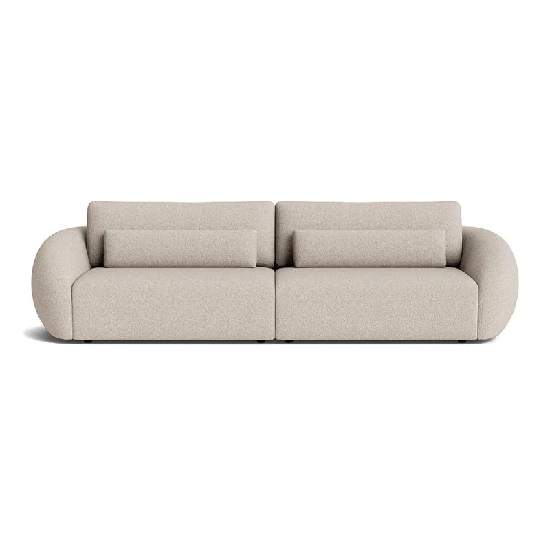 Cloud XL 3 Personers Sofa - Mito Beige - Slidstærk, Komfortabel, Nozag Fjedre - 306x110x80cm - Perfekt til Stuen