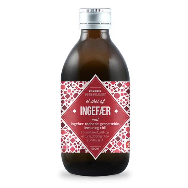 HUMAN Ingefærshot Ø 500 ml, Helse & Madvarer, Drikkevarer, Saft, Juice & Iste