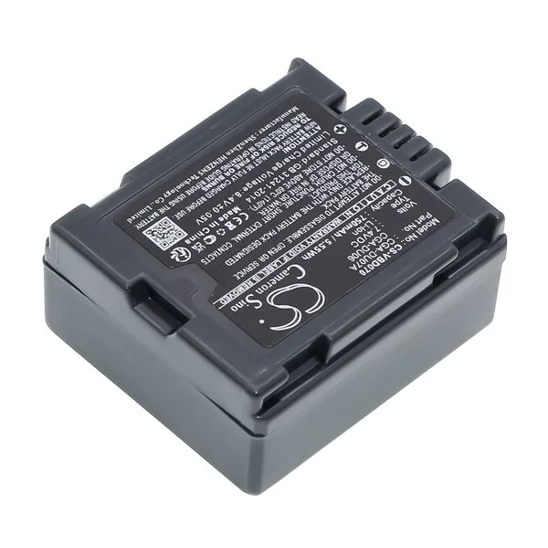 Batteri til kamera for HITACHI DZ-MV730A, DZ-MV580A, DZ-M8000V6 og andre