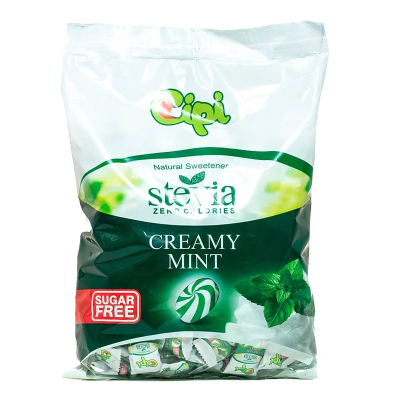 CIPI Sukkerfri Bolcher Creamy Mint 1 kg, Helse & Madvarer, Snacks, Bolsjer & Pastiller