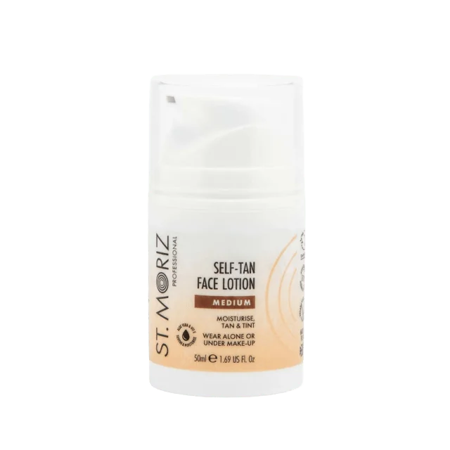 St. Moriz Pro Self-Tan Face Lotion Medium Brun-utan-sol Unisex 50 ML