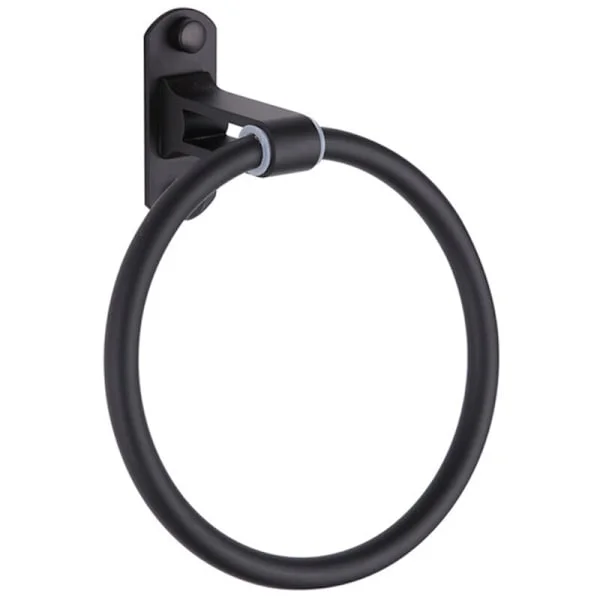 Black Towel Holder Bathroom Towel Ring Towel Holder Round Towel Ring