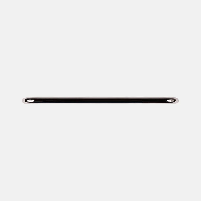 Håndtag båd / håndliste NOCK Goodgrip, rund profil med vinkelret ende, til indvendig bolt, syrefast rustfrit stål, 625 x Ø25 mm