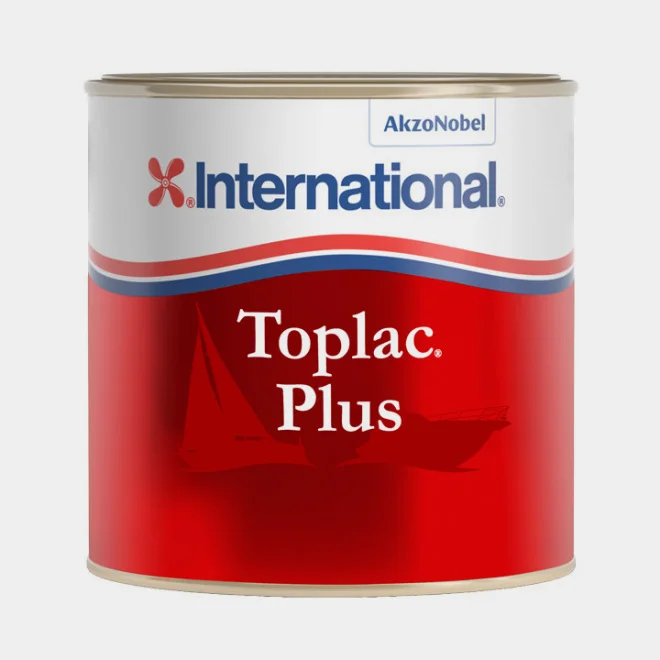 Bådlak / Lakmaling Bådlak International Toplac Plus, 0.375 liter - White 001 - Bådmaling