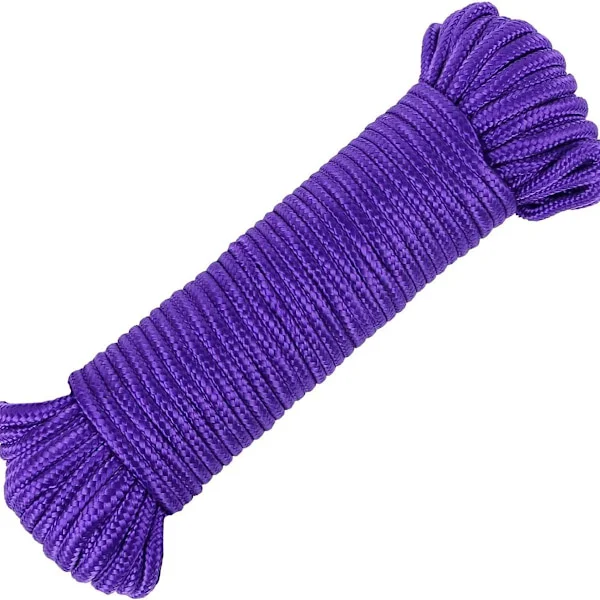 50m Utomhus Tvättlina Flagglina Klätterlina Nylon Klädlina Fiske KLB
