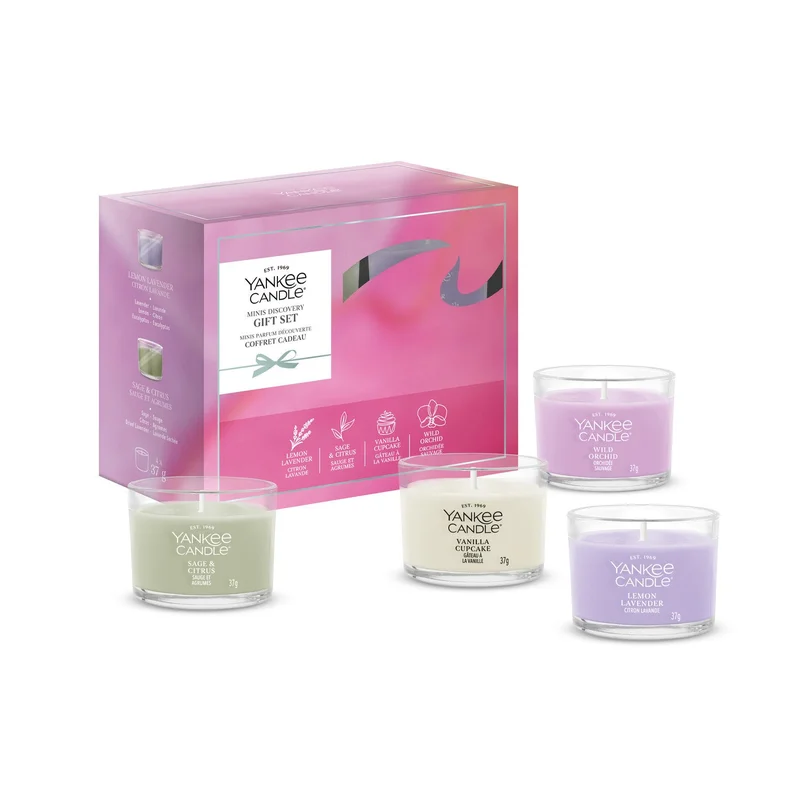 Yankee Candle Filled Votive Candles Confezione Regalo 4 Candele Votive In Vetro 1pz - Candela Profumata