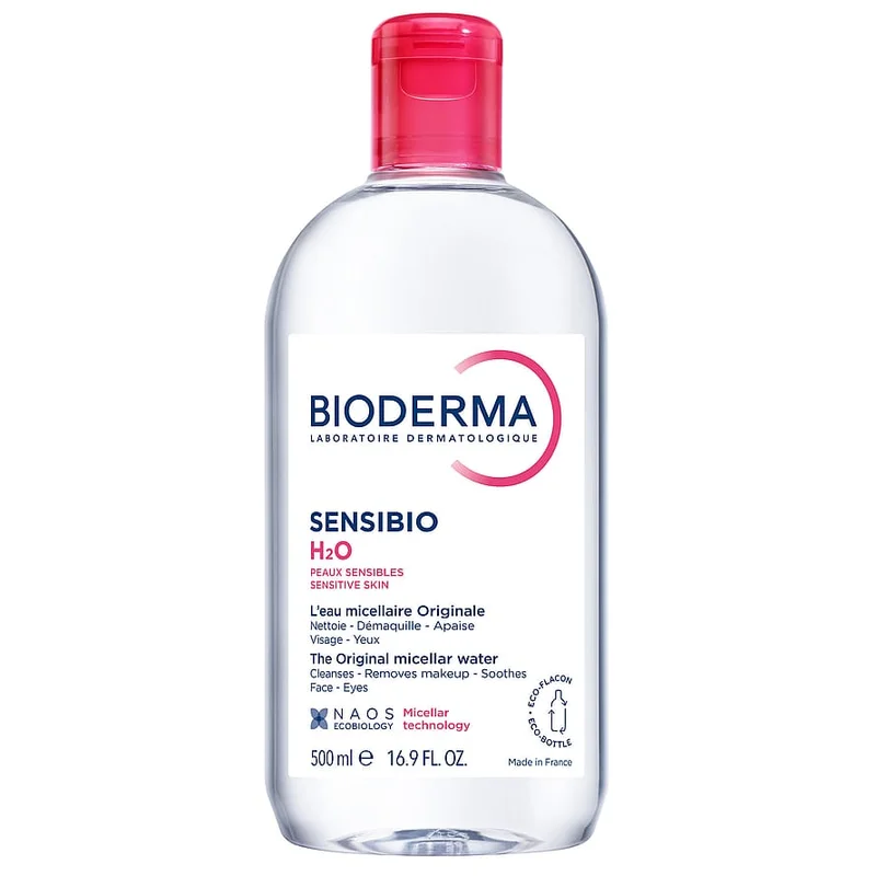 Bioderma Sensibio H2O 500 ml, Hudpleje, Renseprodukter, Micellar Water