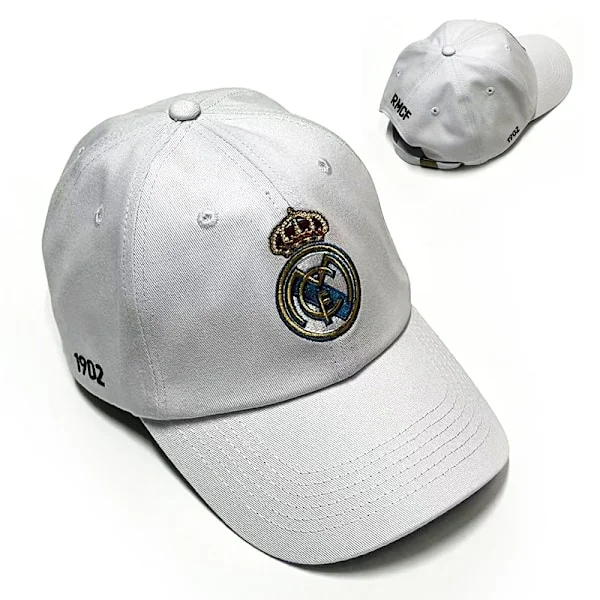 Real Madrid keps broderad trendig keps avslappnad baseballkeps
