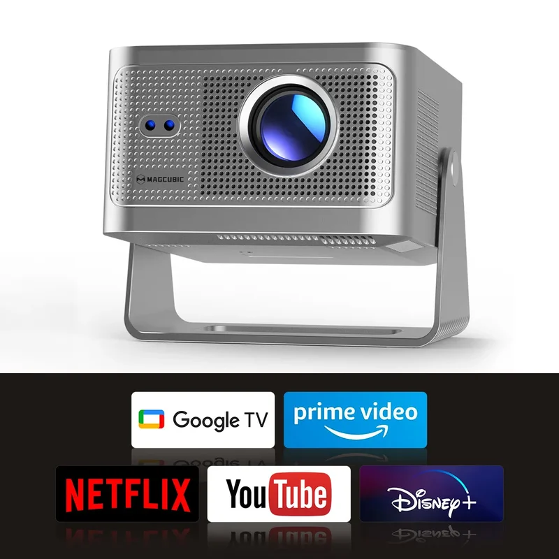 AliExpress - Magcubic Google TV S HY350GTV Projektor im Set mit Google TV Stick 1080P 900 ANSI Native Projektor Autofokus Heimkino-Projektor
