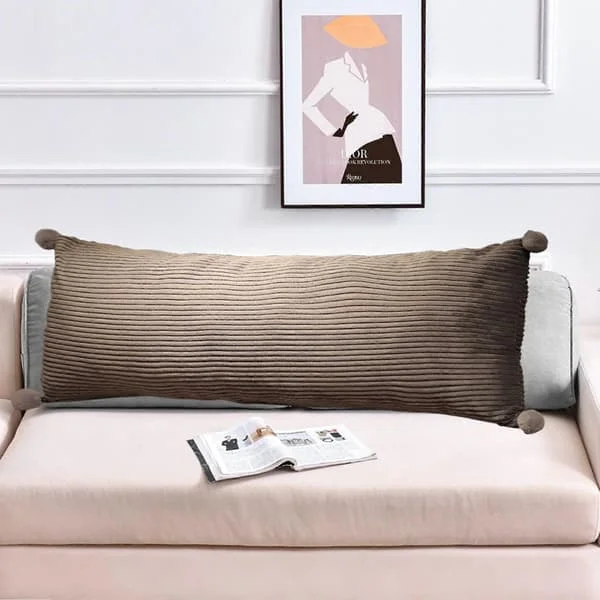 JilgTeok Kølebolster, Kølige Kropspuder til Voksne Ekstra Lange Puder til Seng Makuleret Memoryskum Fuld Puder, 19.68x11.81x1.81in (Mørkegrå)
