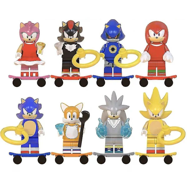 Byggeklosser Leker Anime-serien Sonic Super Nakru Stars{FY}