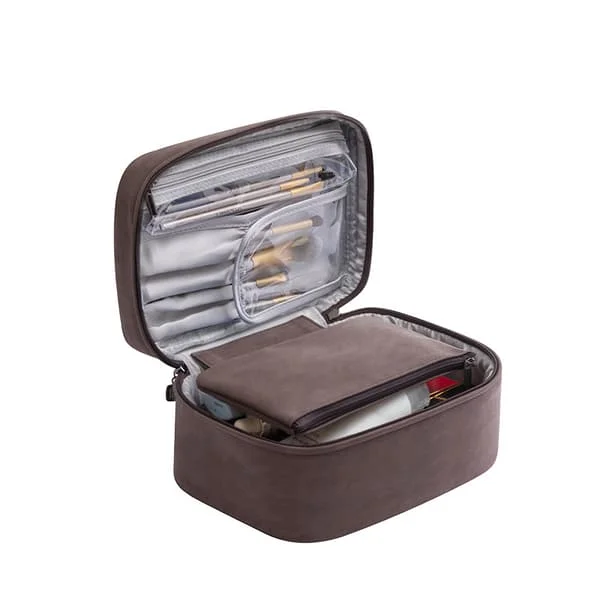 2-in-1 Makeup Bag / Toiletry Bag / Wash Bag with Handle - Makeup Bag