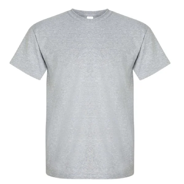 Gildan Ultra Cotton Kortärmad T-shirt för Män 3XL Sportgrå