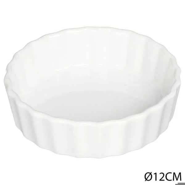 Tartlettform keramik 12,5cm vit - 5 five simply smart