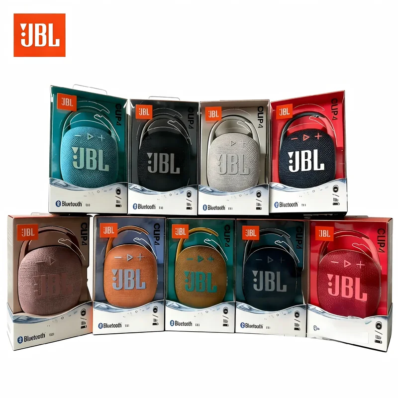 AliExpress - Enceinte Bluetooth sans fil JBL CLIP 4, design tendance, idéale pour le camping et les voyages, mini subwoofer, enceinte sans fil pour 