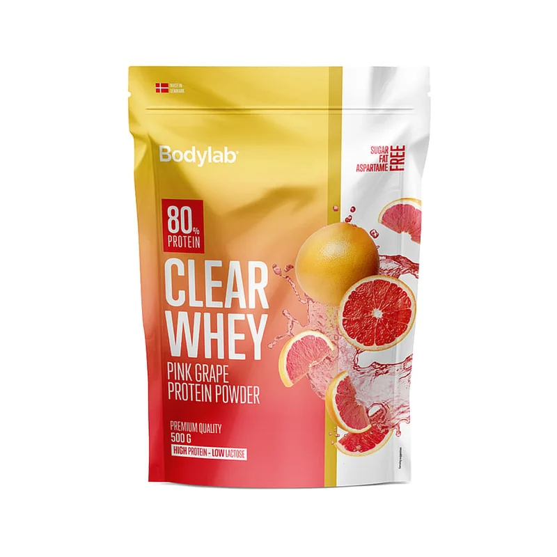 Bodylab Clear Whey Pink Grape 500 g, Sport & Velvære, Protein & Energi, Proteinpulver