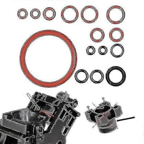 15 st Silikon O-ring Packning För Saeco Gaggia Automatisk Kaffemaskin Tätning O-ring Kaffemaskin Munstycksanslutning Packning