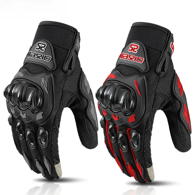 AliExpress - Zomer ademende motorhandschoenen met volledige vingers Antislip Slijtvaste motorcross racehandschoenen Touchscreen Moto Biker-
