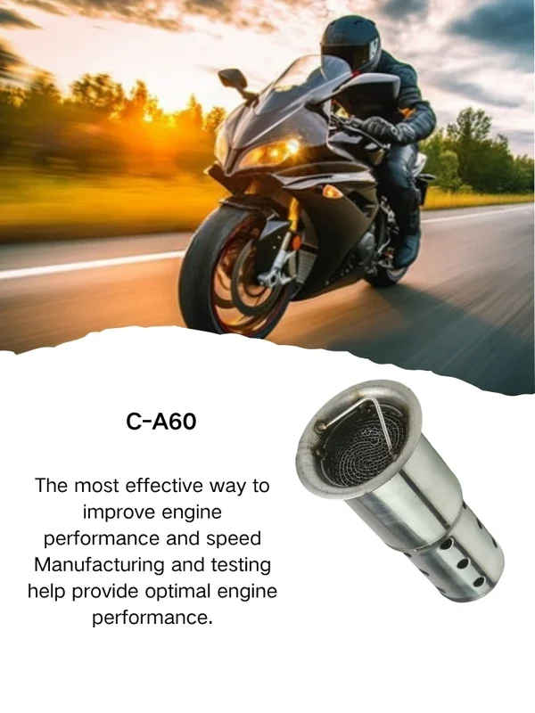 AliExpress - Pour AK SC AR GP sur 50,8 mm 60 mm, silencieux universel pour moto, catalyseur d'échappement, silencieux moto
