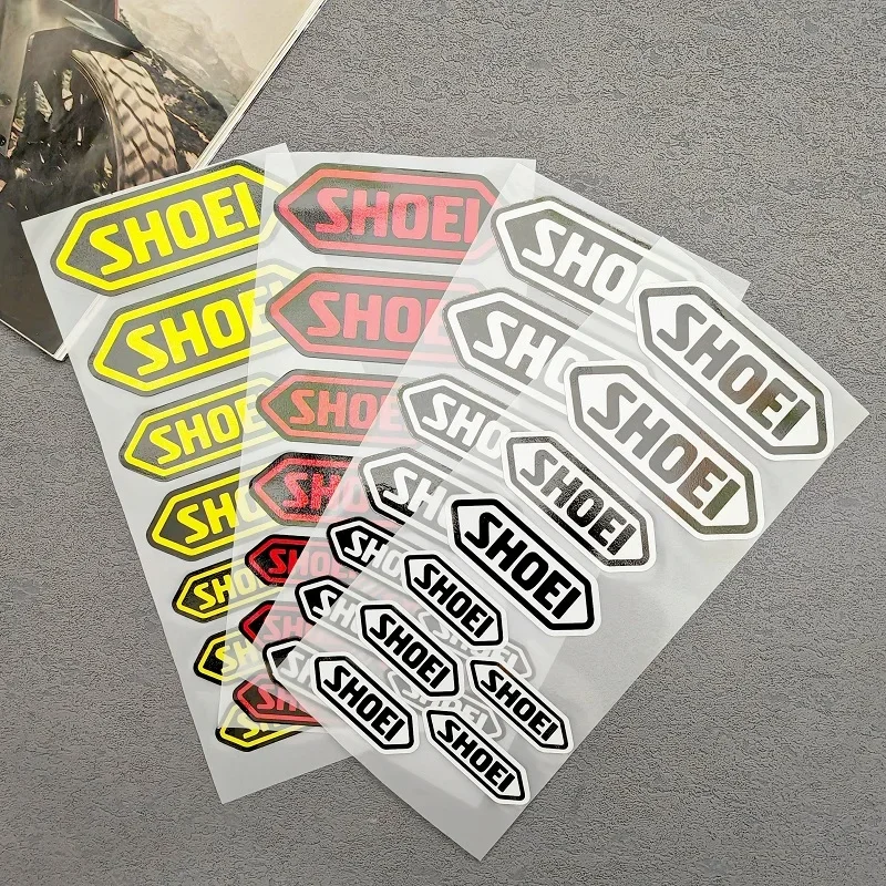 AliExpress - Autocollants en vinyle imperméables colorés et réfléchissants pour casque de moto, décoration de casque de motocross