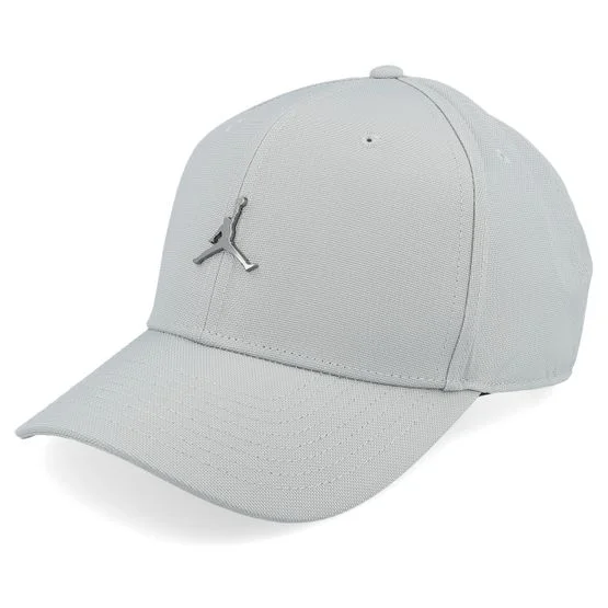 Jordan - Šedá adjustable Kšiltovka - Jordan Rise Cap Metallic Jumpman Fla k Adjustable @ Hatstore