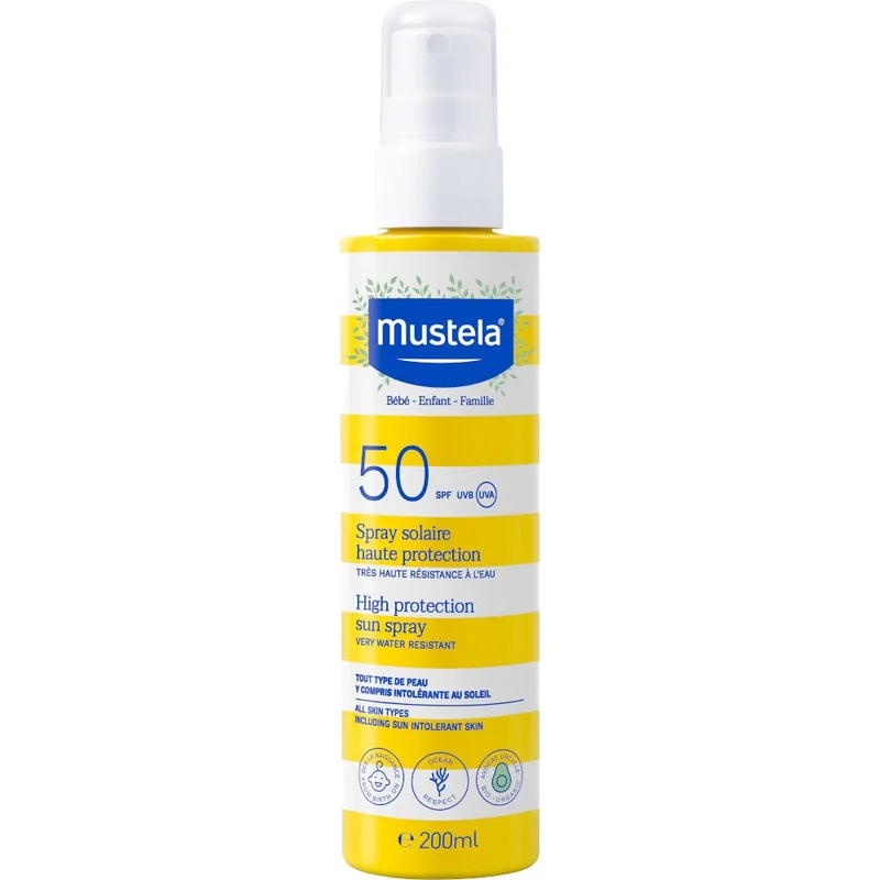 Mustela Latte Solare Spray 200ml SPF 50 Protezione Solare