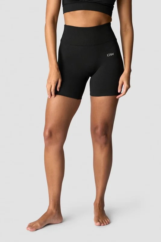 ICANIWILL - Soft Seamless Shorts Black- Shorts - Dames - sportkleding van ICIW