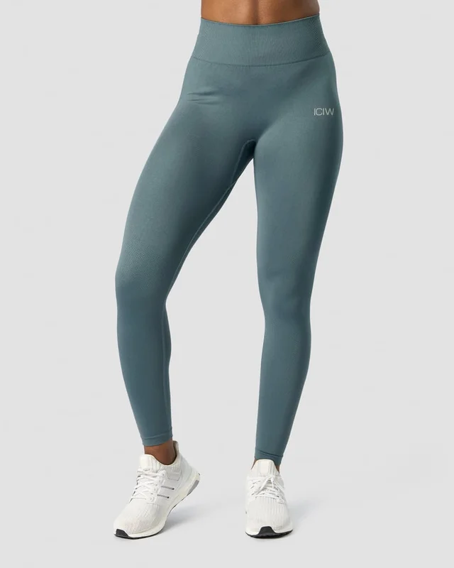 ICANIWILL - Define Seamless Tights Jungle Green - Trikoot - Naiset - Treenivaatteet ICIW:ltä