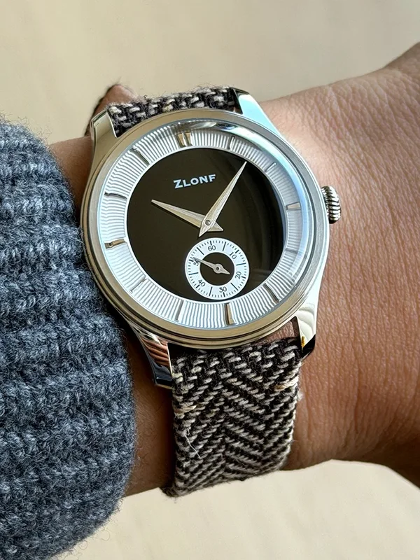 AliExpress - NOUVELLE Montre Vintage ZLONF avec Cadran en Émail Noir, Montre Rétro d'Aviateur, Montre Mécanique à Remontage Manuel pour Hommes ST17